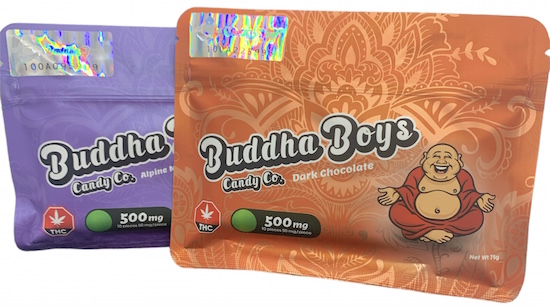 buddha boys chocolate bar 500mg