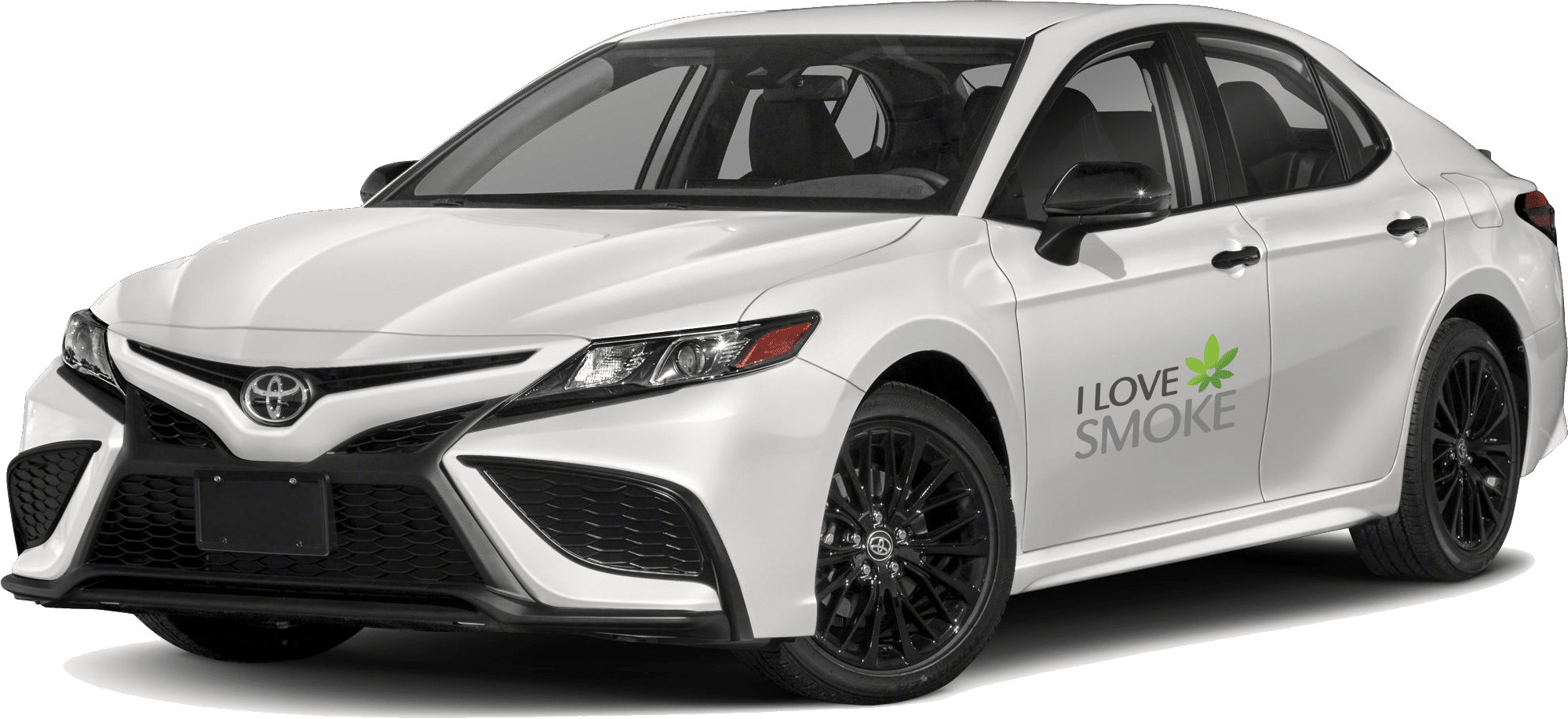 I Love Smoke 519 delivery vehicle used for fast weed delivery in Woodstock