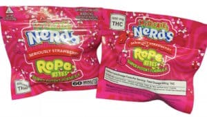 rope bites strawberry