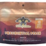 territory edibles 600mg presidential peach (indica)