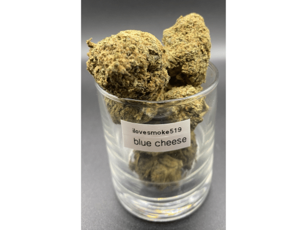Blue Cheese AAA indica dried cannabis flower buds