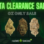 GTA Clearance Sale ounce flower Peacemaker Purple Goo Crazy Runtz Orange Kush Punky Lion at I LOVE SMOKE 519