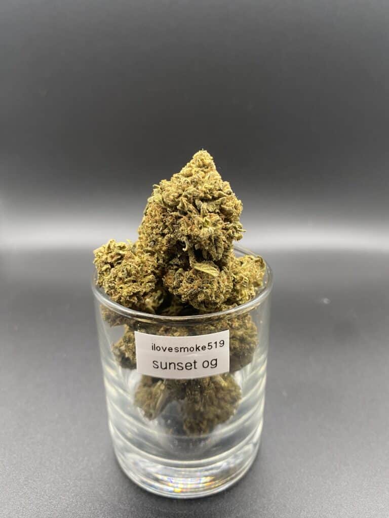 Sunset OG Indica-Dominant Hybrid Cannabis Flower