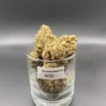Ace Of Spades indica dominated hybrid dried cannabis flower buds