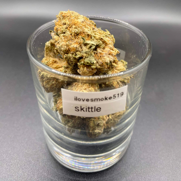 Zkittlez AAA indica dominant hybrid dried cannabis flower buds