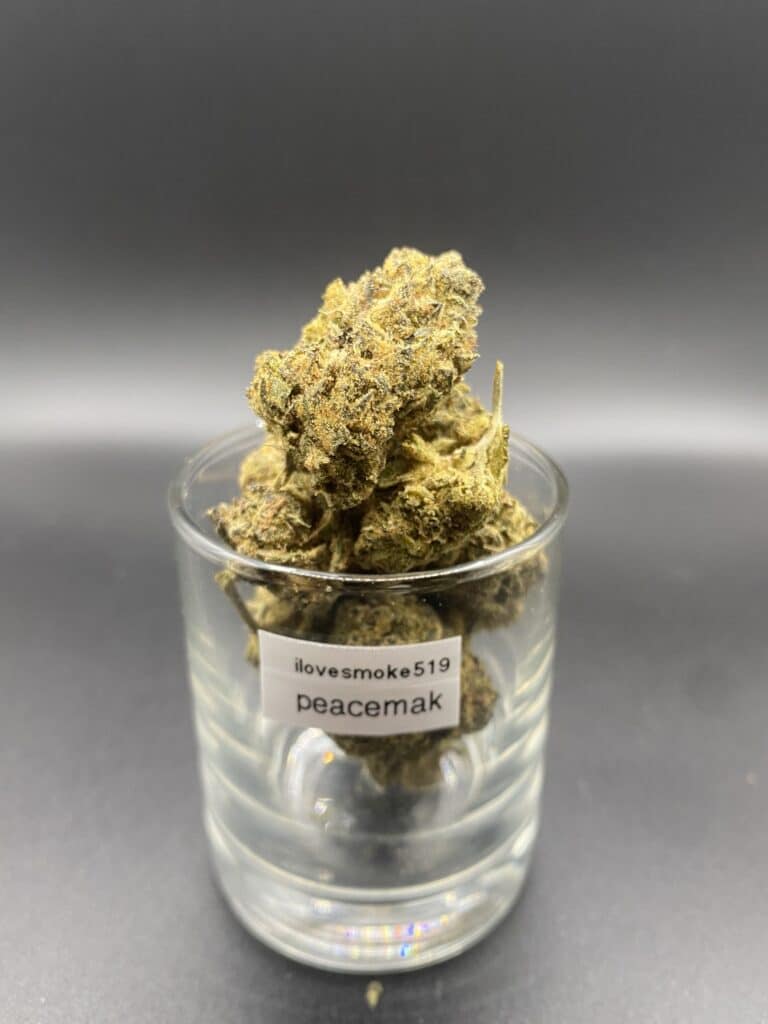 Peacemaker 4A sativa dried cannabis flower buds